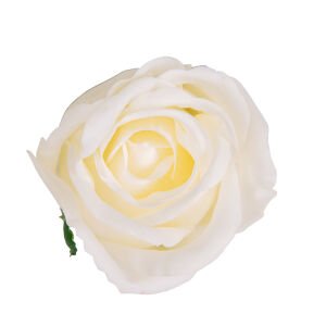 Yapay Islak Dokulu Gül Krem 55 Cm