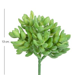 Yapay Kaktüs Sukulent Koyu Yeşil 13 Cm.