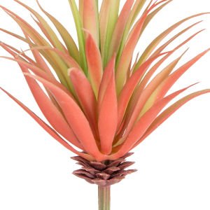 Yapay Kaktüs Sukulent Kırmızı/Yeşil 17 Cm.
