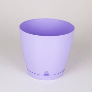 Plastik Begonya Saksı, Lila - No:4, 5,5 Litre, 22x20 cm