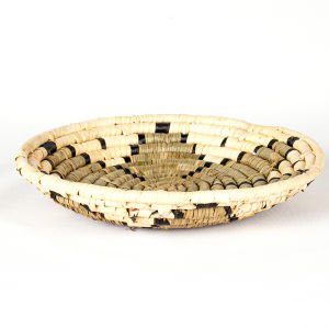 Hasır Duvar Sepeti Yıldız Desenli Natural 33x7 Cm.