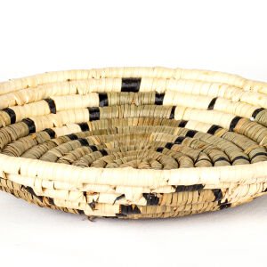 Hasır Duvar Sepeti Yıldız Desenli Natural 33x7 Cm.