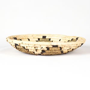 Hasır Duvar Sepeti Yıldız Desenli Natural 33x7 Cm.