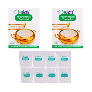 Biodesis Probiyotikli Yoğurt Mayası 1gr X 4 Paket- 2 Kutu 8 Paket