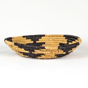 Hasır Duvar Sepeti Natural-Siyah 38x8 Cm.