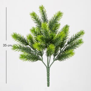Yapay Çam Demet Yeşil 35 Cm. UV Korumalı - Dış Mekan Uyumlu