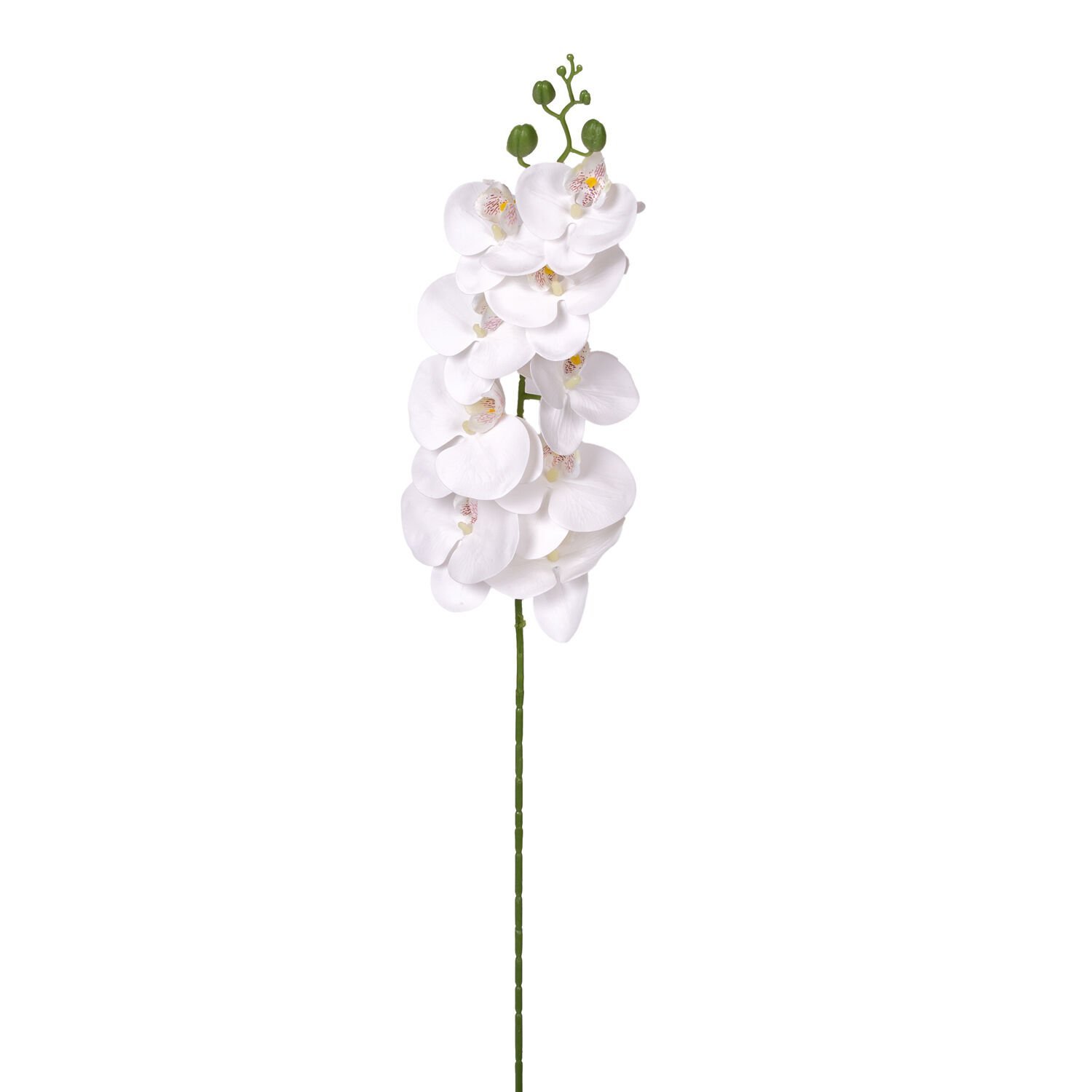 Yapay Çiçek Orkide Gerçek Dokunuş Beyaz 95 Cm.