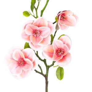 Yapay Çiçek Manolya Dal Pembe 75 Cm.