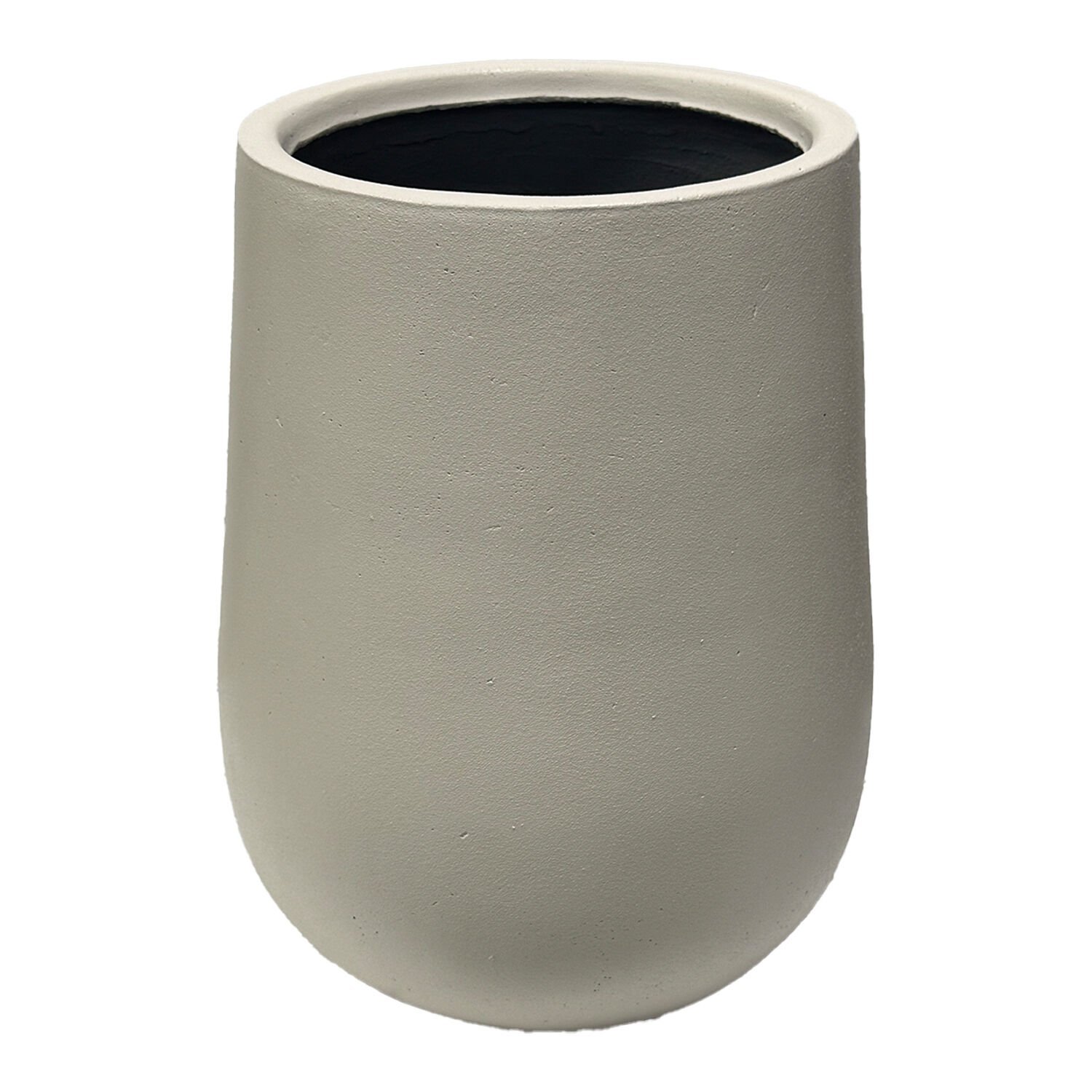 Beton Saksı Lale Beyaz 34x50 Cm.