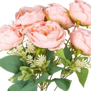 Yapay Çiçek Şakayık Buket 7 Dal Pembe 41 Cm.