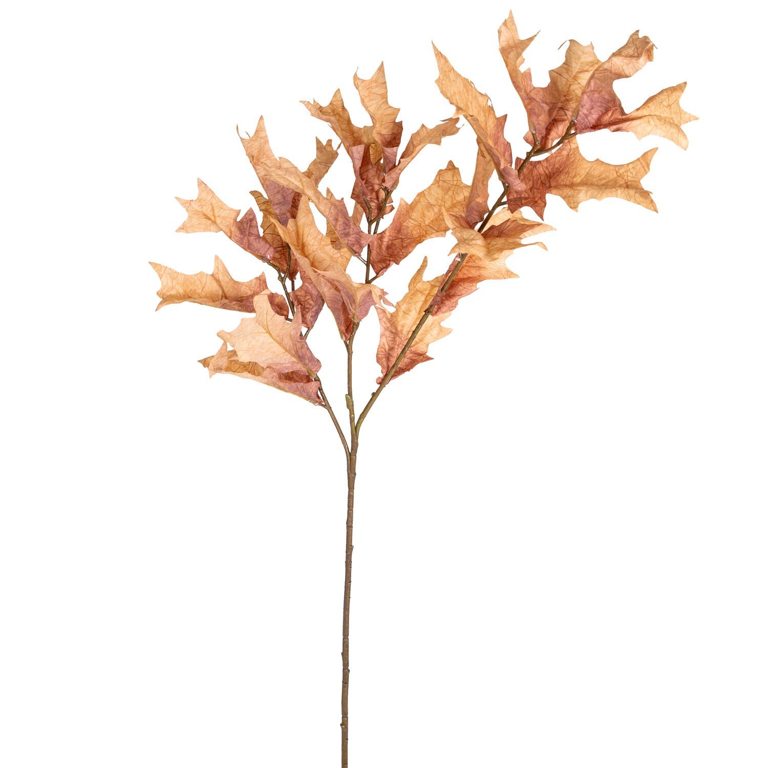 Yapay Bitki Çınar Dalı Gerçek Dokulu Kahverengi 90 Cm.