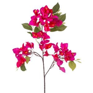 Yapay Çiçek, Frosilva-Begonvil Dalı, Pembe - 90 cm
