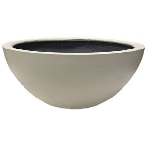Beton Saksı Bonzai Beyaz 52x22 Cm.