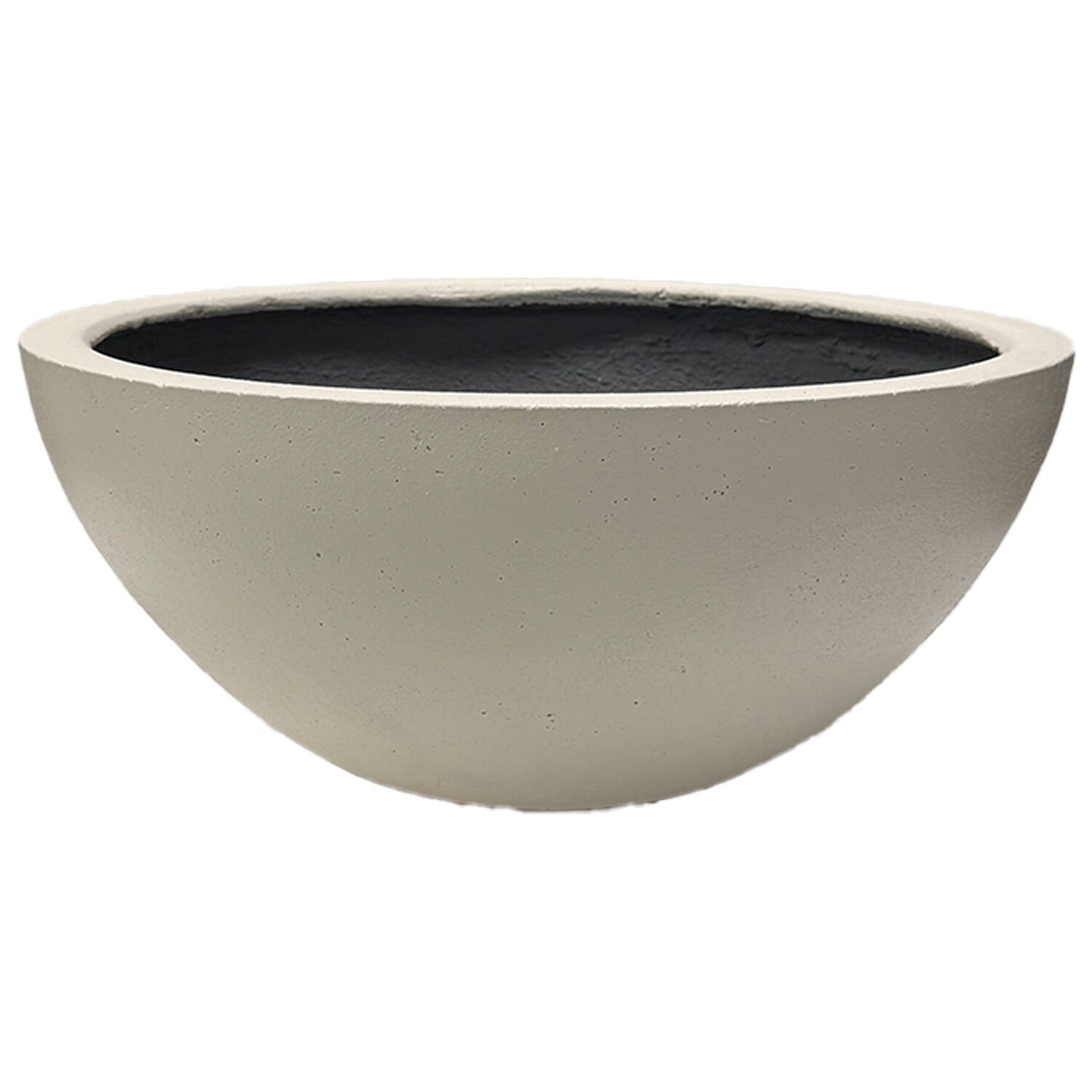 Beton Saksı Bonzai Beyaz 41x17,5 Cm.