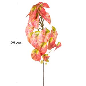 Yapay Bitki Salon Sarmaşığı Kızıl 25 Cm.