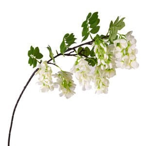Yapay Çiçek Beyaz Salkım Wisterya 90 Cm.