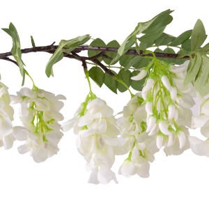 Yapay Çiçek Beyaz Salkım Wisterya 90 Cm.