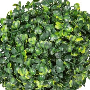 Yapay Yonca Şimşir Top - 18 cm