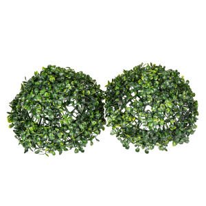 Yapay Yonca Şimşir Top - 23 cm