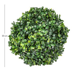 Yapay Yonca Şimşir Top - 23 cm