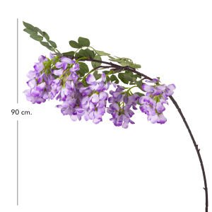 Yapay Çiçek Mor Salkım Visterya 90 Cm.