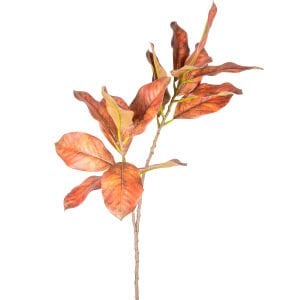 Yapay Bitki, Manolya Dalı, Kahverengi - 75 cm