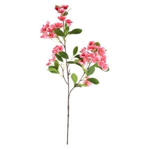Yapay Çiçek, Sütleğen Çiçek, Islak Dokulu, Pembe - 77 cm
