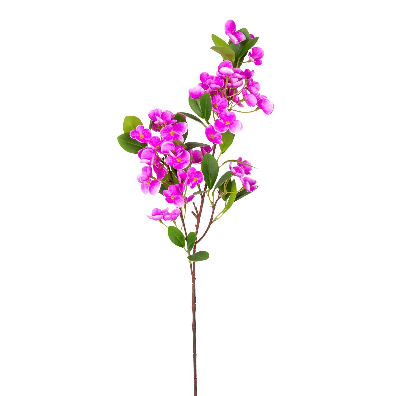 Yapay Islak Dokulu Sütleğen Çiçek Mor 77 Cm.
