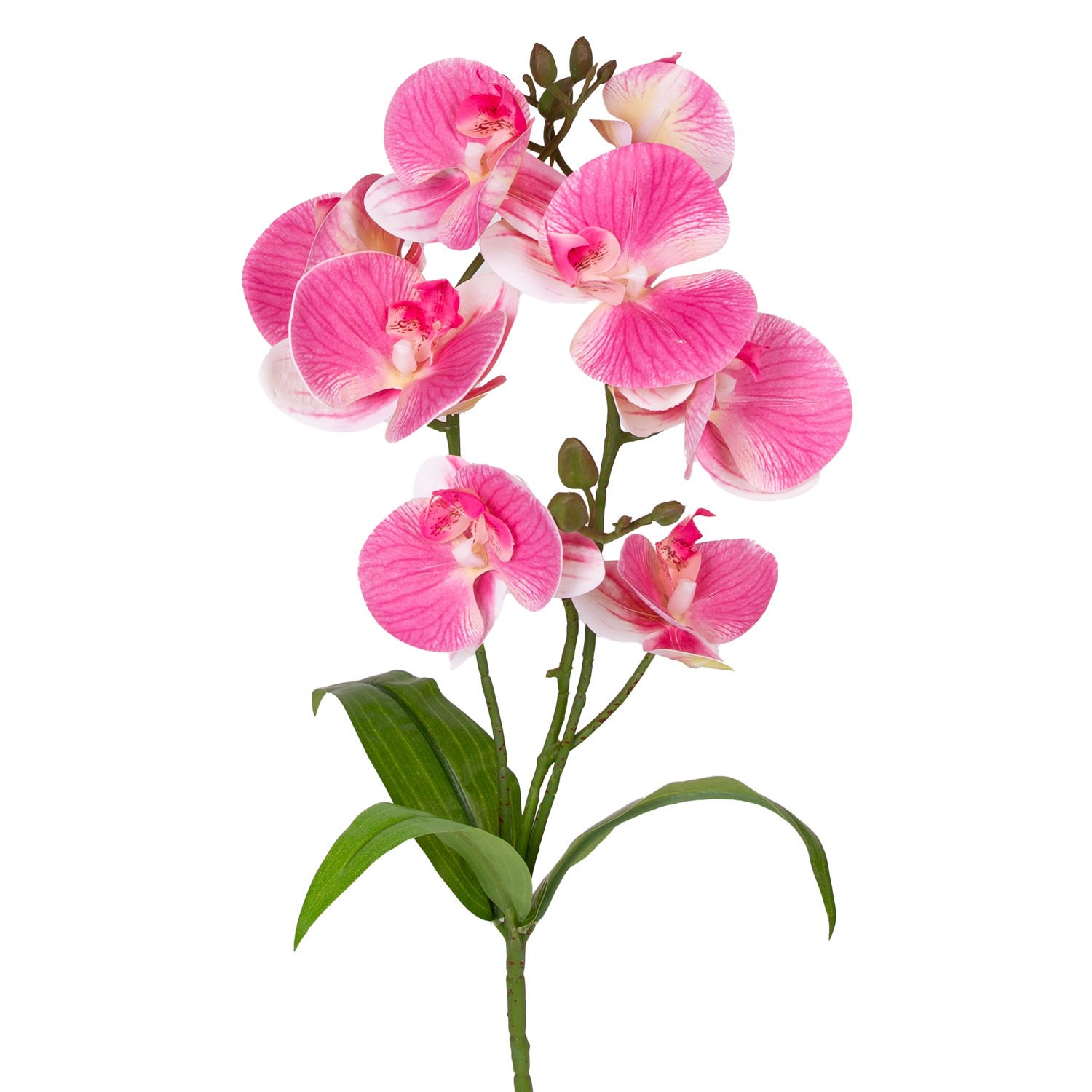 Yapay Orkide Gerçek Dokunuş Pembe 45 Cm.