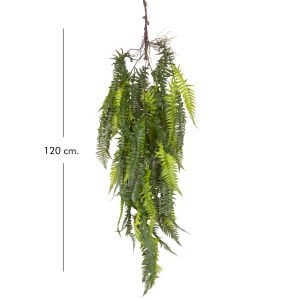 Yapay Bitki Fujer-Eğrelti Otu Sarmaşık Yeşil 120 Cm.
