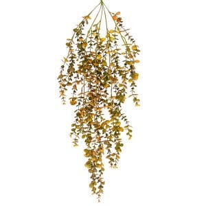 Yapay Bitki Sarmaşık Okaliptus Demet Kahverengi-Yeşil 90 Cm.