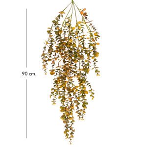 Yapay Bitki Sarmaşık Okaliptus Demet Kahverengi-Yeşil 90 Cm.