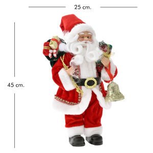Noel Baba Classic Kırmızı-Beyaz 25 x 45 Cm.
