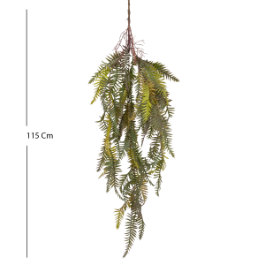 Yapay Fujer-Eğrelti Otu Sarmaşık Kahverengi-Yeşil 115 Cm.