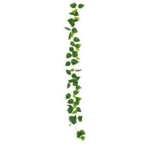 Yapay Sarmaşık Pothos Yeşil 79 Yaprak 210 Cm.