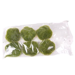 Yapay Bitki Yeşil Strafor Yosun 6'lı Paket