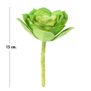 Yapay Kaktüs Sukulent Yeşil 15 Cm