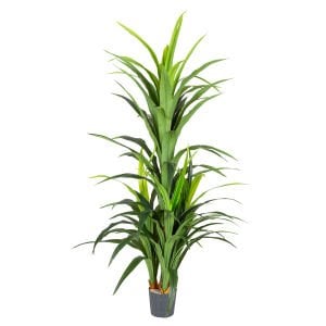 Yapay Dracena Gerçek Dokulu 97 Yaprak Yeşil 160 Cm.