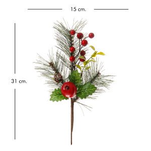 Yılbaşı Süsü Pike Berry 33 Cm.