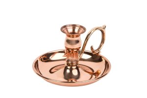 Bakır Şamdan Mumluk 13x8 Cm