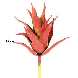 Yapay Kaktüs Sukulent Kırmızı 17 Cm