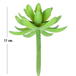 Yapay Kaktüs Sukulent Yeşil 11 Cm