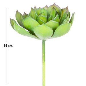 Yapay Kaktüs Sukulent Yeşil 14 Cm