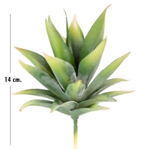 Yapay Kaktüs Sukulent Yeşil 14 Cm