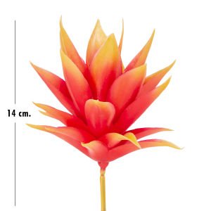 Yapay Kaktüs Sukulent Turuncu 14 Cm