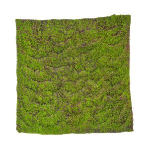 Yapay Yosun Duvar Dekoru Tabaka Kahve-Yeşil 100X100 Cm.