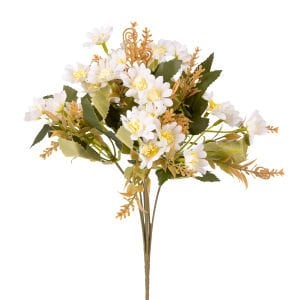 Yapay Çiçek Papatya Demet Beyaz 35 Cm.