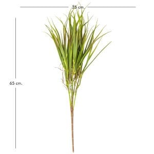 Yapay Saz Demet Kızıl/Yeşil 65 cm.