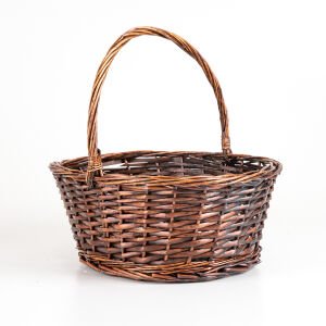Hasır Sepet Kulplu 40x30x16 Cm. (Kulplu Yükseklik 40 Cm.)