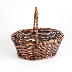 Hasır Sepet Kulplu 40x30x16 Cm. (Kulplu Yükseklik 40 Cm.)